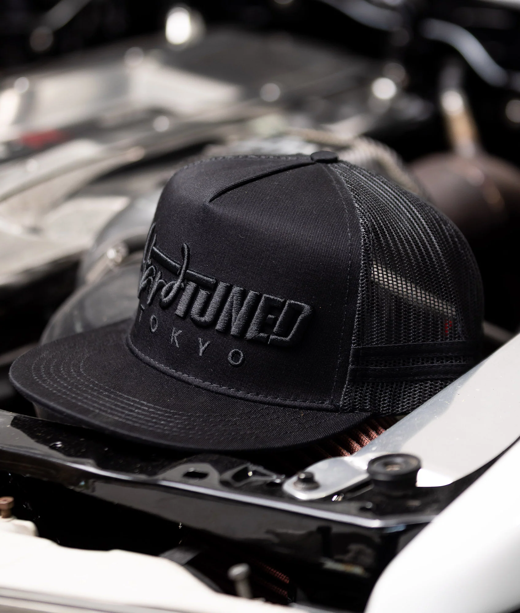 Hardtuned Tokyo Midnight Stripes - Trucker Cap - Image 2