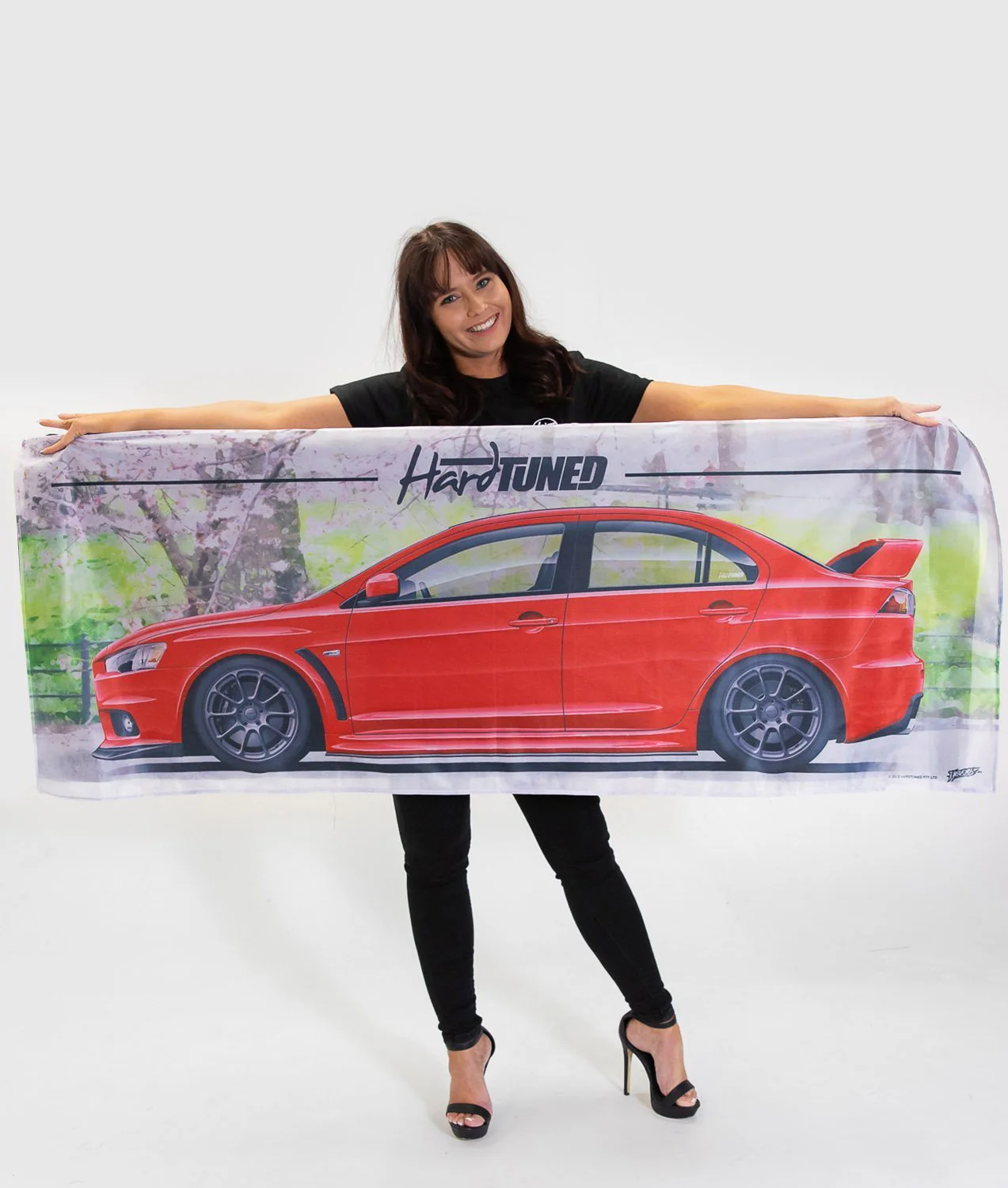 Mitsubishi Evolution 10 Garage Flag - Image 2