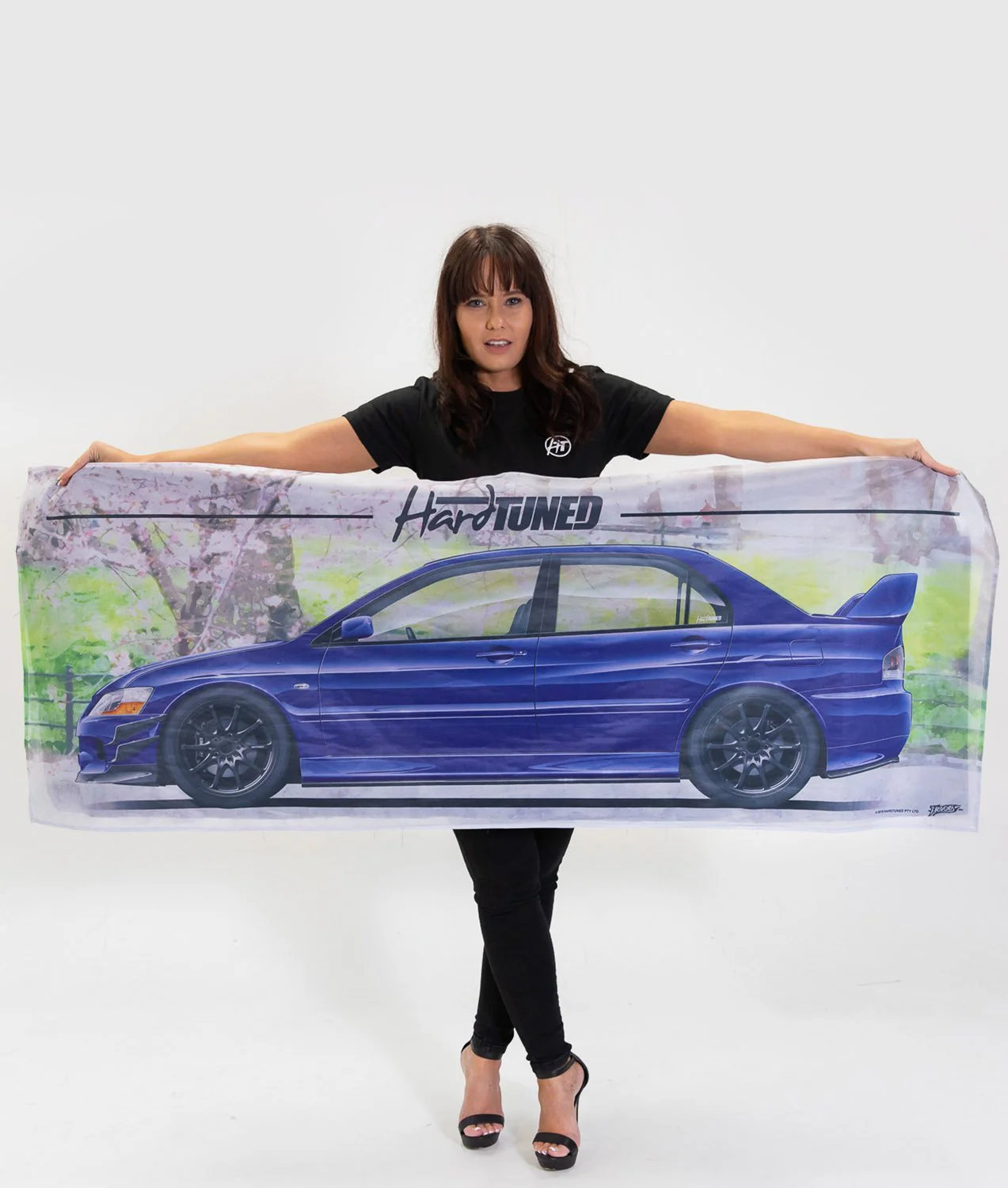 Mitsubishi Evolution 9 Garage Flag - Image 7