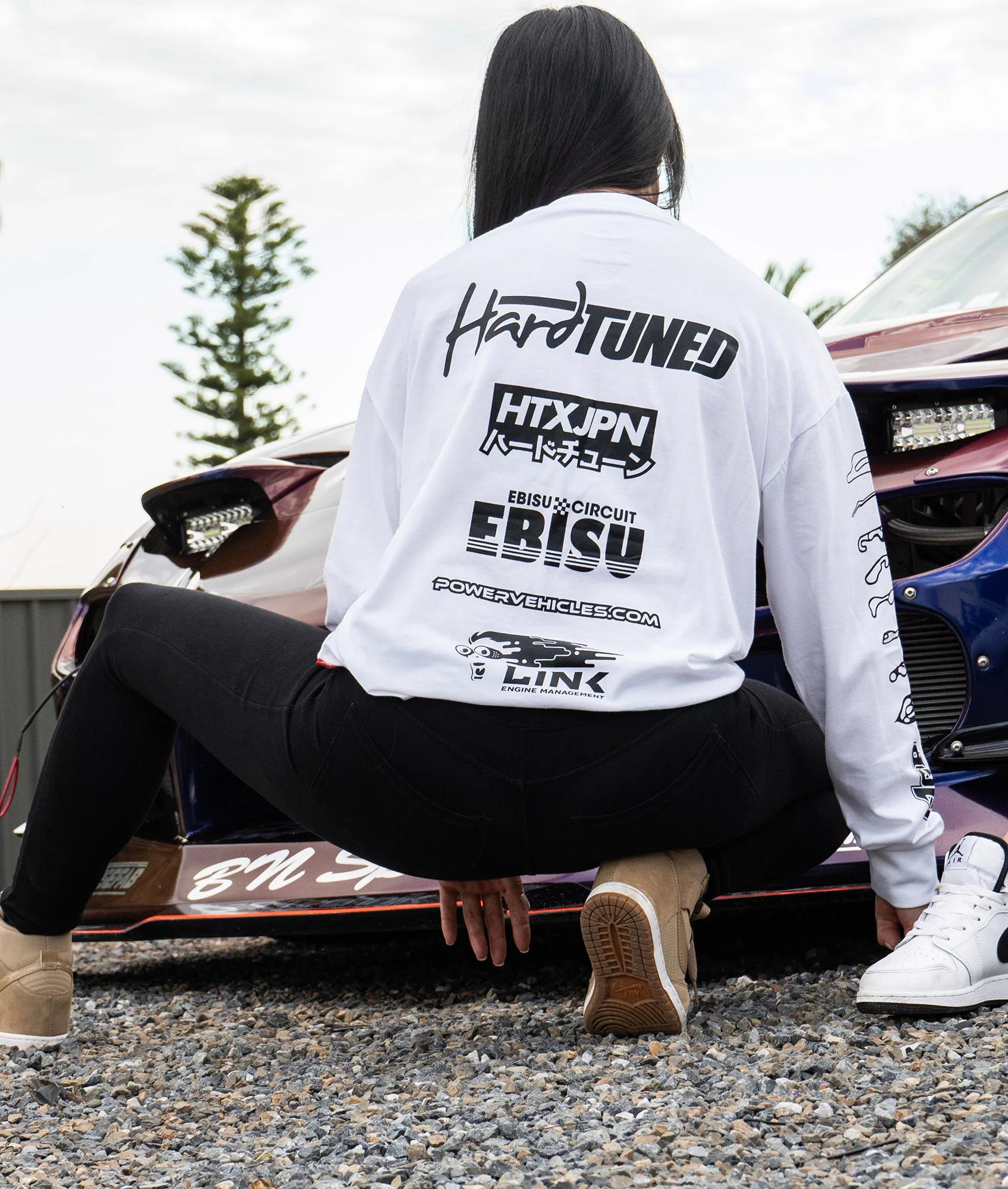 Womens Drift Matsuri Track Tee - White - Image 10
