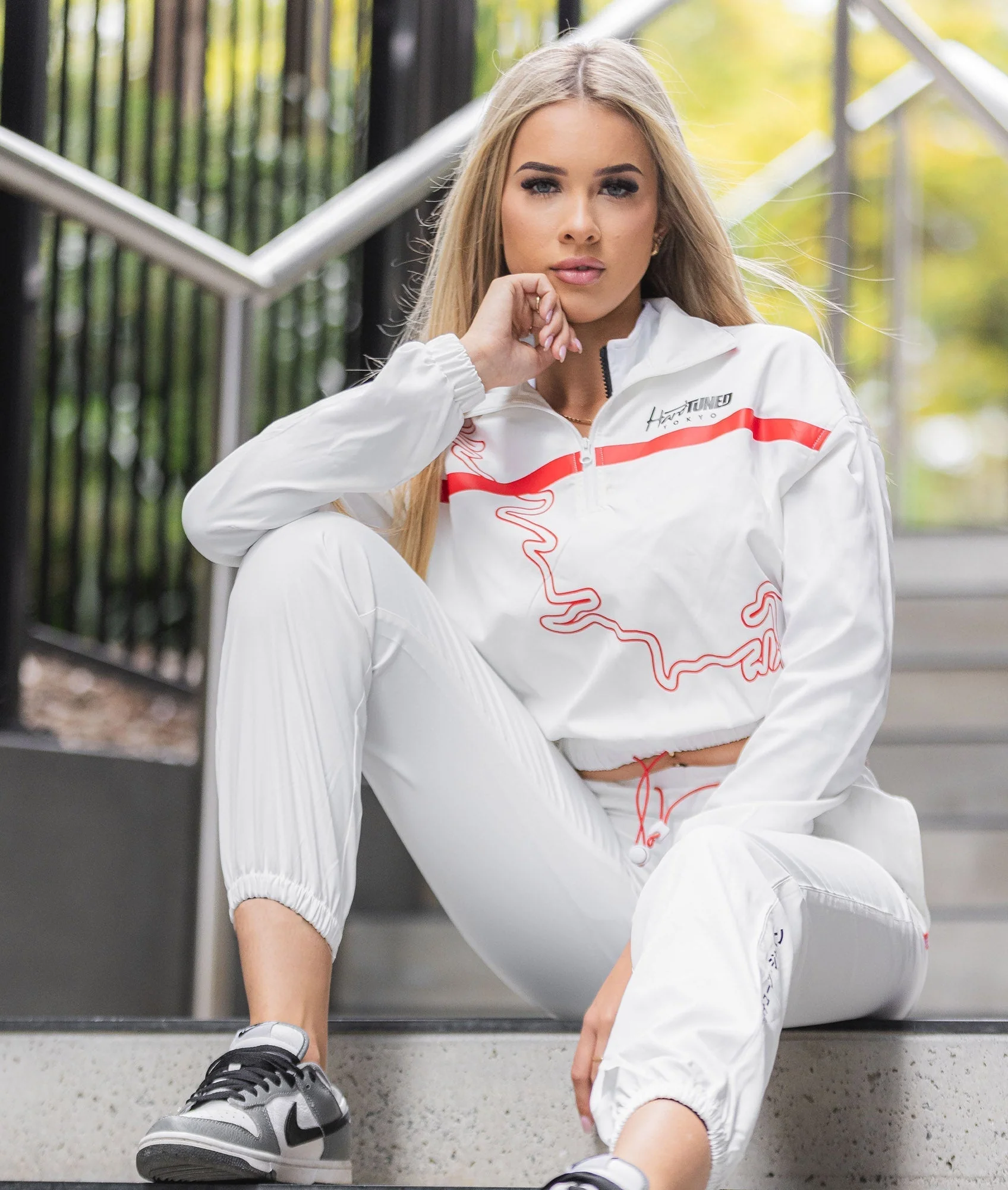 Aero Track Jacket - White - Image 2